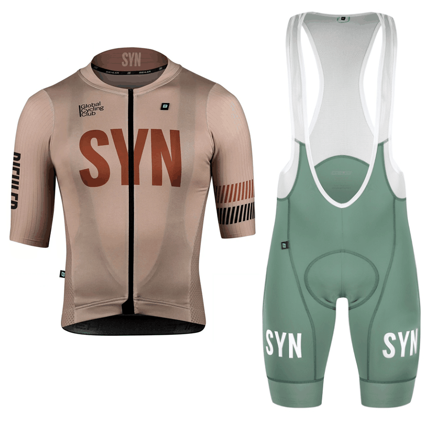 SYN ropa de ciclismo marrón pa - Cycling Bib Shorts reseña y precio